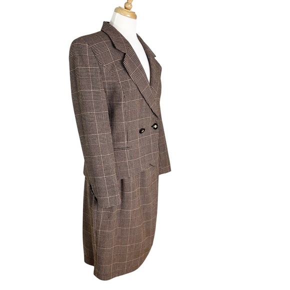 Vintage Louis Feraud Wool 2 Piece Suit Size 8 - Picture 3 of 16